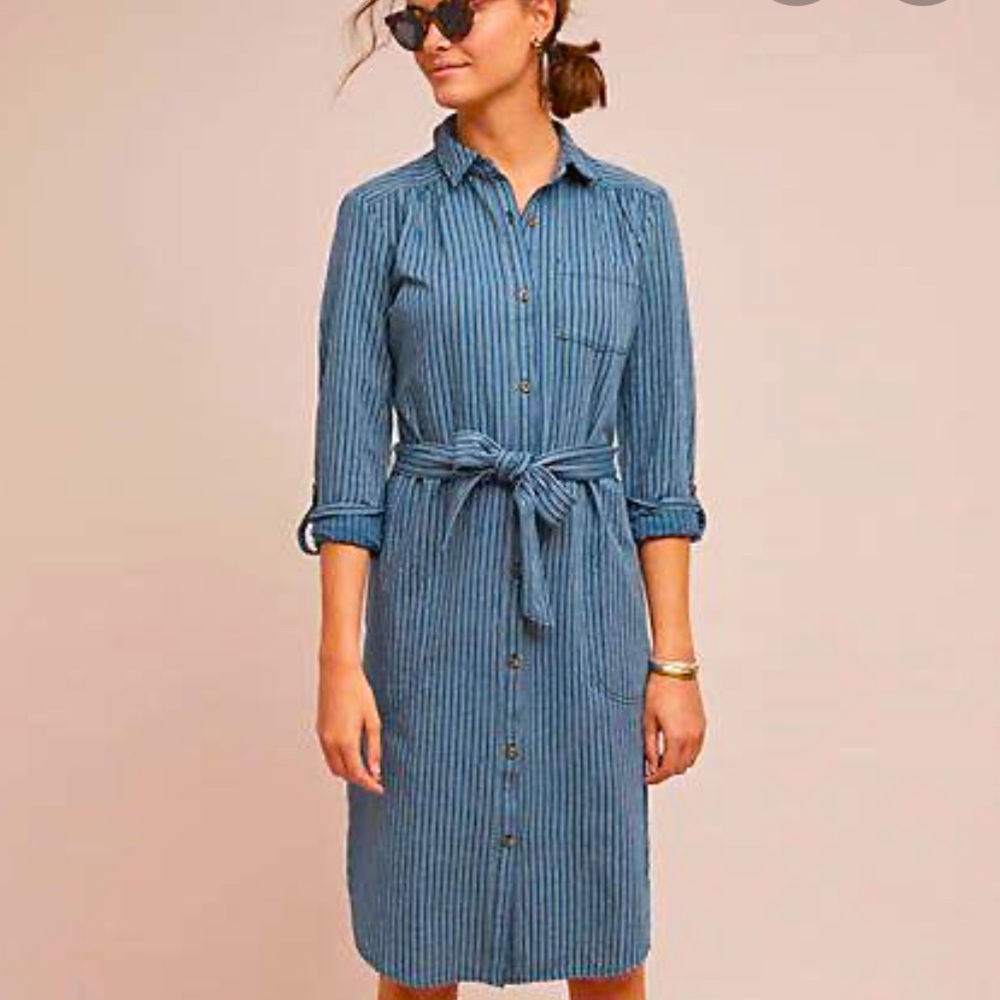 NWT🦋Anthropologie Bellamy Shirt Dress